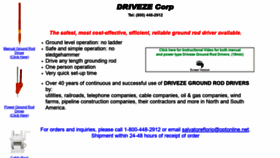 What Drivezecorp.com website looked like in 2018 (5 years ago)