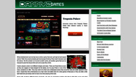 What Dannyzgames.com website looked like in 2018 (5 years ago)