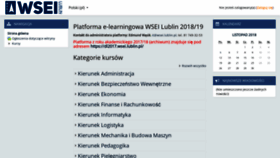 What Dl.wsei.lublin.pl website looked like in 2018 (5 years ago)