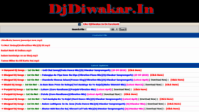 What Djdiwakar.in website looked like in 2018 (5 years ago)