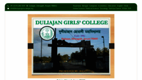 What Duliajangirlscollege.org website looked like in 2018 (5 years ago)