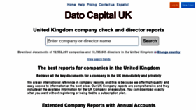 What Datocapital.uk website looked like in 2018 (5 years ago)