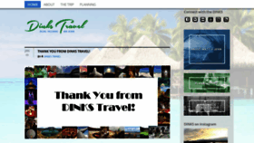 What Dinkstravel.com website looked like in 2018 (5 years ago)