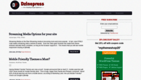 What Dzinepress.com website looked like in 2018 (5 years ago)