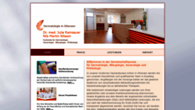 What Dermatologie-in-ottensen.de website looked like in 2018 (5 years ago)