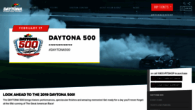 What Daytona-500.com website looked like in 2018 (5 years ago)
