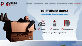 What Divorcepro-wi.com website looked like in 2018 (5 years ago)