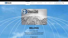 What Dinersclub.co.za website looked like in 2018 (5 years ago)