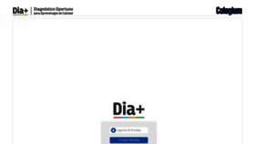 What Diamas.colegium.com website looked like in 2018 (5 years ago)