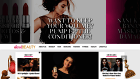 What Desibeautyblog.com website looked like in 2018 (5 years ago)