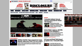What Disclosurenewsonline.com website looked like in 2018 (5 years ago)