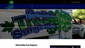 What Dallastreesurgeons.com website looked like in 2018 (5 years ago)