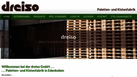 What Dreiso.de website looked like in 2018 (5 years ago)