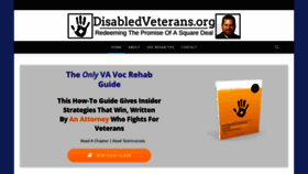 What Disabledveterans.org website looked like in 2018 (5 years ago)