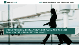 What Dentaltripspain.com website looked like in 2018 (5 years ago)