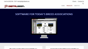 What Digitalbeef.com website looked like in 2018 (5 years ago)