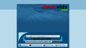 What Downvids.net website looked like in 2018 (5 years ago)