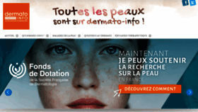 What Dermato-info.fr website looked like in 2018 (5 years ago)