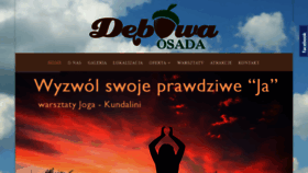 What Debowaosada.pl website looked like in 2018 (5 years ago)