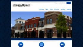 What Deanshomer.com website looked like in 2018 (5 years ago)