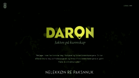 What Daron.no website looked like in 2018 (5 years ago)