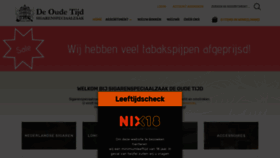 What Deoudetijd.nl website looked like in 2018 (5 years ago)
