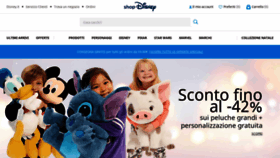 What Disneystore.it website looked like in 2018 (5 years ago)