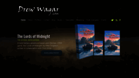 What Drewwagar.com website looked like in 2018 (5 years ago)