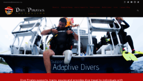 What Divepirates.org website looked like in 2018 (5 years ago)