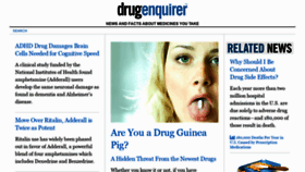 What Drugenquirer.com website looked like in 2018 (5 years ago)