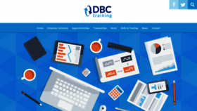 What Dbc-training.co.uk website looked like in 2018 (5 years ago)