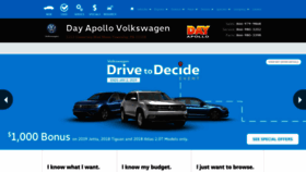 What Dayvolkswagen.com website looked like in 2018 (5 years ago)