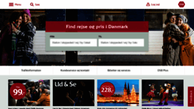 What Dsb.dk website looked like in 2018 (5 years ago)