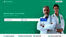 What Doctoralia.com.pt website looked like in 2018 (5 years ago)