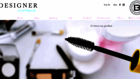 What Designerlashes.co.nz website looked like in 2018 (5 years ago)