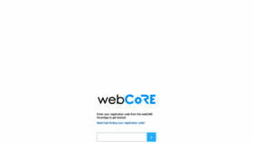What Dashboard.webcore.co website looked like in 2018 (5 years ago)