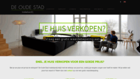 What Deoudestadmakelaardij.nl website looked like in 2018 (5 years ago)