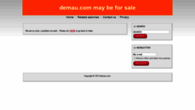What Demau.com website looked like in 2018 (5 years ago)