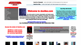 What Doollee.com website looked like in 2018 (5 years ago)