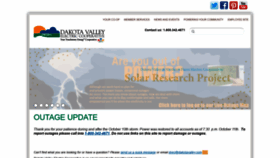 What Dakotavalley.com website looked like in 2018 (6 years ago)
