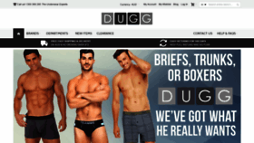 What Dugg.com.au website looked like in 2018 (5 years ago)