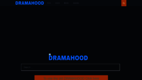 What Dramahood.com website looked like in 2018 (5 years ago)