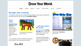 What Drawyourworld.com website looked like in 2018 (5 years ago)