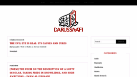 What Darussaafi.com website looked like in 2018 (5 years ago)