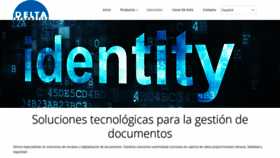 What Deltainformatica.es website looked like in 2018 (5 years ago)