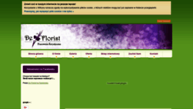 What Deflorist.pl website looked like in 2018 (5 years ago)