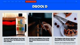 What Droold.com website looked like in 2018 (5 years ago)