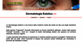 What Dermatologiaestetica.org website looked like in 2018 (5 years ago)