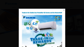 What Daikin.com.sg website looked like in 2018 (7 years ago)