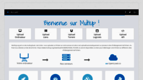 What Debrid.multiup.org website looked like in 2018 (5 years ago)